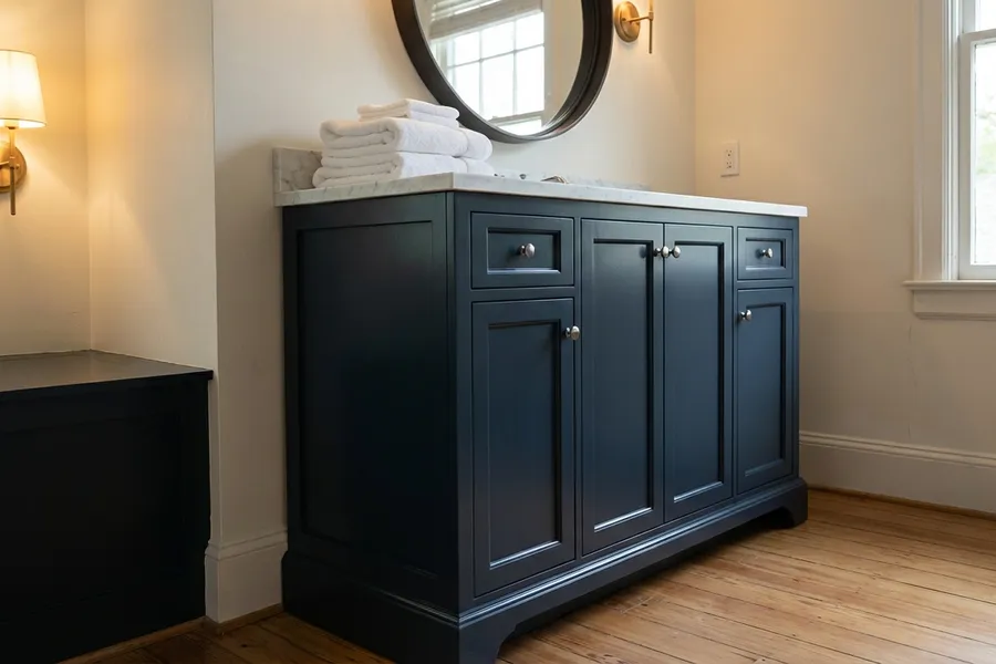 Cabinet & Trim Paint finished result in Houston, TX