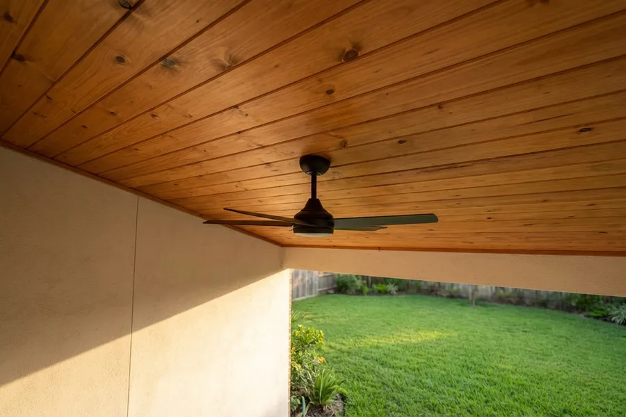 Deck & Fence Stain finished result in Houston, TX