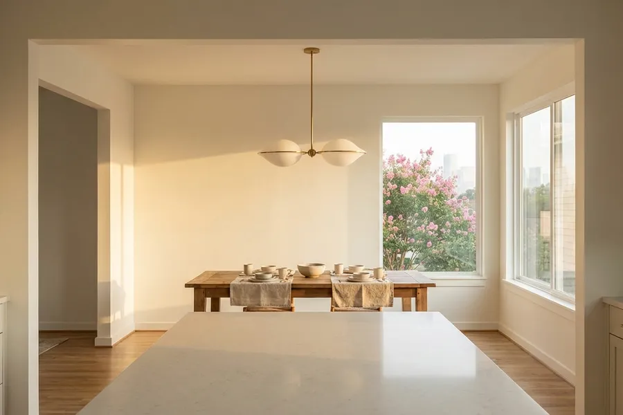 Interior Paint finished result in Houston, TX